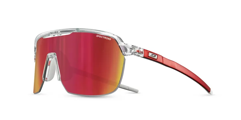 Julbo Frequency Sunglasses - Crystal / Red - Spectron 3